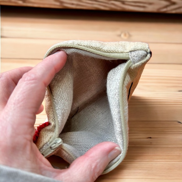 Handmade Small Fabric Pouch - Picture 3 of 5